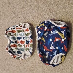 Reusable swim diaper, adjustable, 2 pack